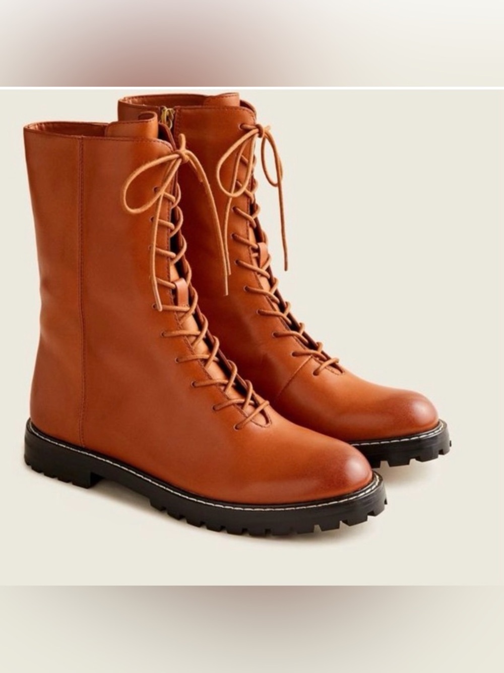 J. Crew Lace Up Boots